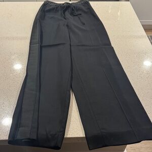 Sandro Black Wide-Leg Trousers